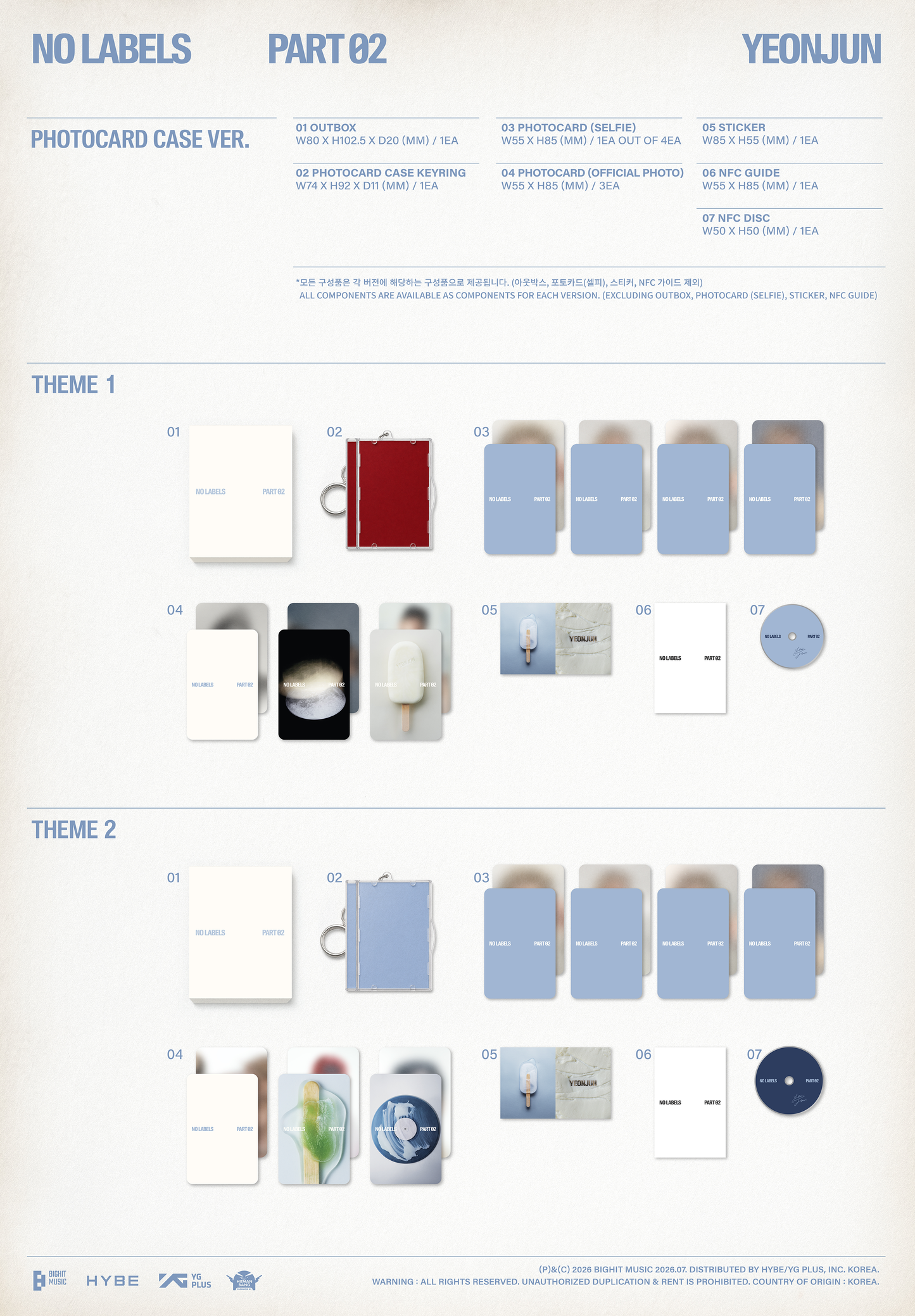 YEONJUN - [NO LABELS: PART 02] (Photocard Case Ver.)