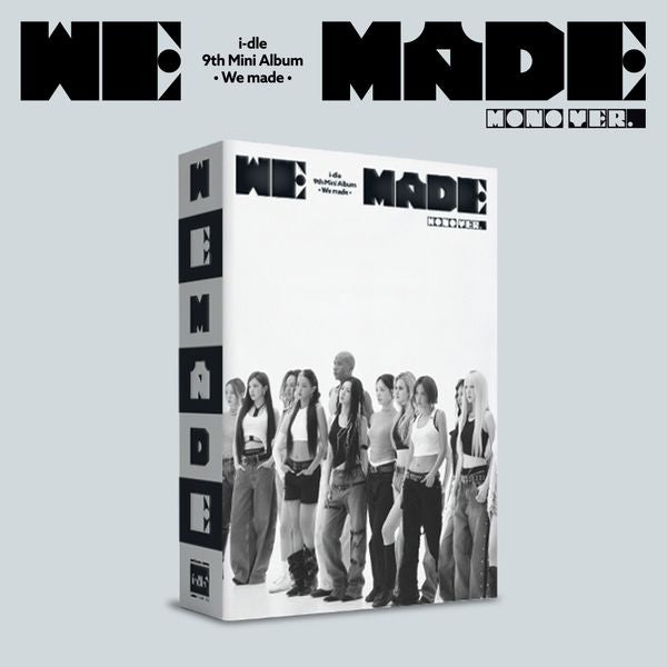 (Ktown Gift + Limited Gift) i-dle - 9th Mini Album [We made] (A/B/C Ver.)