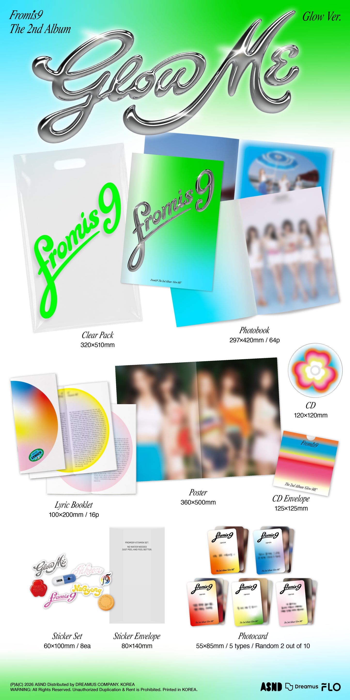 fromis_9 - 2nd Album [Glow ME] (Glow Ver.)