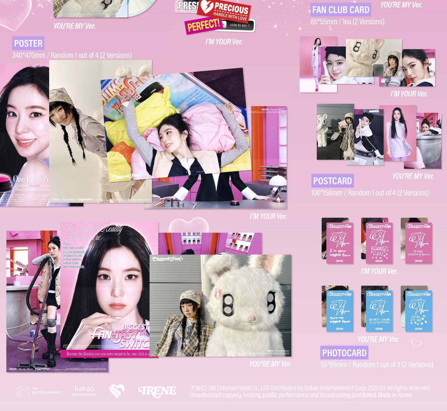 IRENE (RED VELVET)- 1st Album [Biggest Fan] (Photobook Ver.)