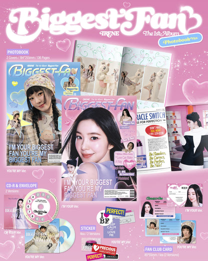 IRENE (RED VELVET)- 1st Album [Biggest Fan] (Photobook Ver.)