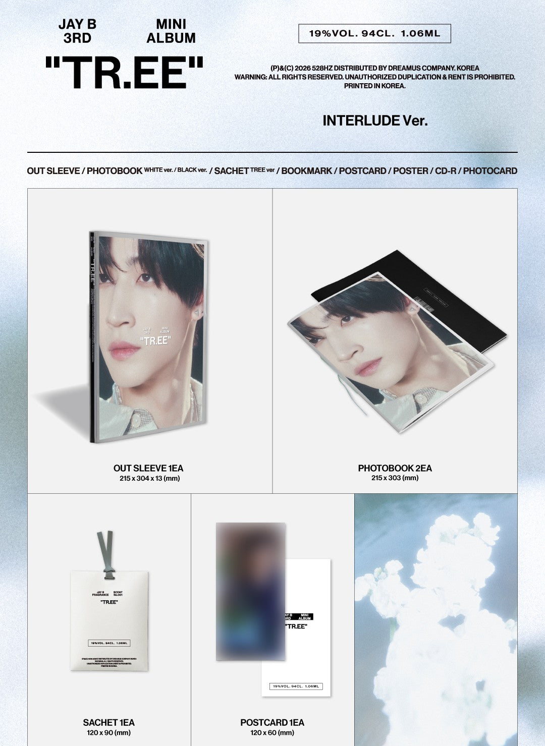 JAY B (GOT7) - 3rd Mini Album [TR.EE] (INTERLUDE Ver.)