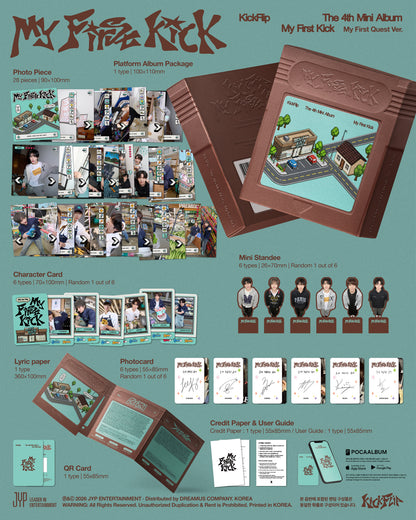 KickFlip - 4th Mini Album [My First Kick] (My First Quest Ver.) (Platform)