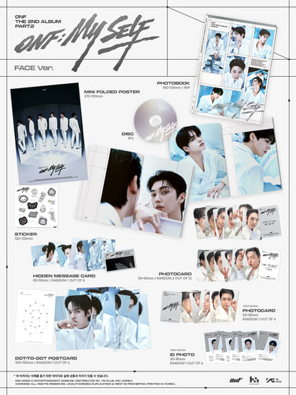 (Ktown Gift) ONF - 2nd Album Part.2 [ONF:MY SELF] (PHOTOBOOK Ver.)