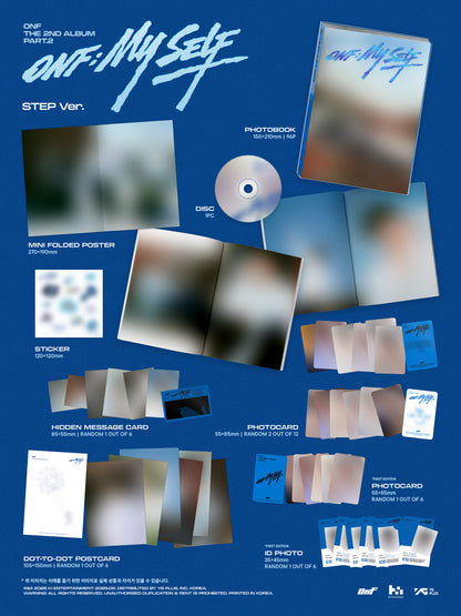 (Ktown Gift + First Press Gift) ONF - 2nd Album Part.2 [ONF:MY SELF] (PHOTOBOOK Ver.)