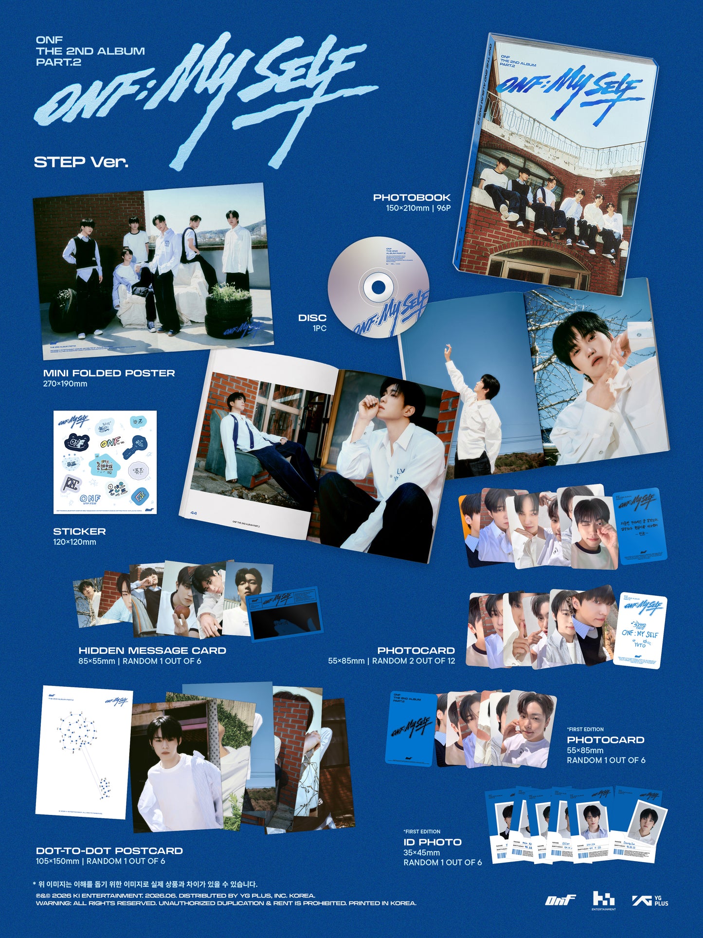 (Ktown Gift) ONF - 2nd Album Part.2 [ONF:MY SELF] (PHOTOBOOK Ver.)