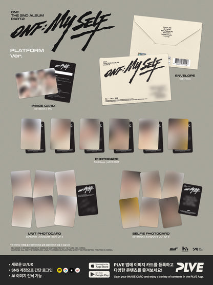 (Ktown Gift) ONF - 2nd Album Part.2 [ONF:MY SELF] (PLATFORM Ver.)
