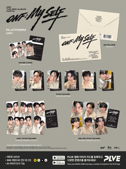 (Ktown Gift) ONF - 2nd Album Part.2 [ONF:MY SELF] (PLATFORM Ver.)