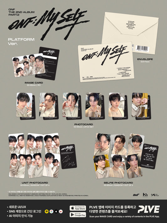 (Ktown Gift) ONF - 2nd Album Part.2 [ONF:MY SELF] (PLATFORM Ver.)