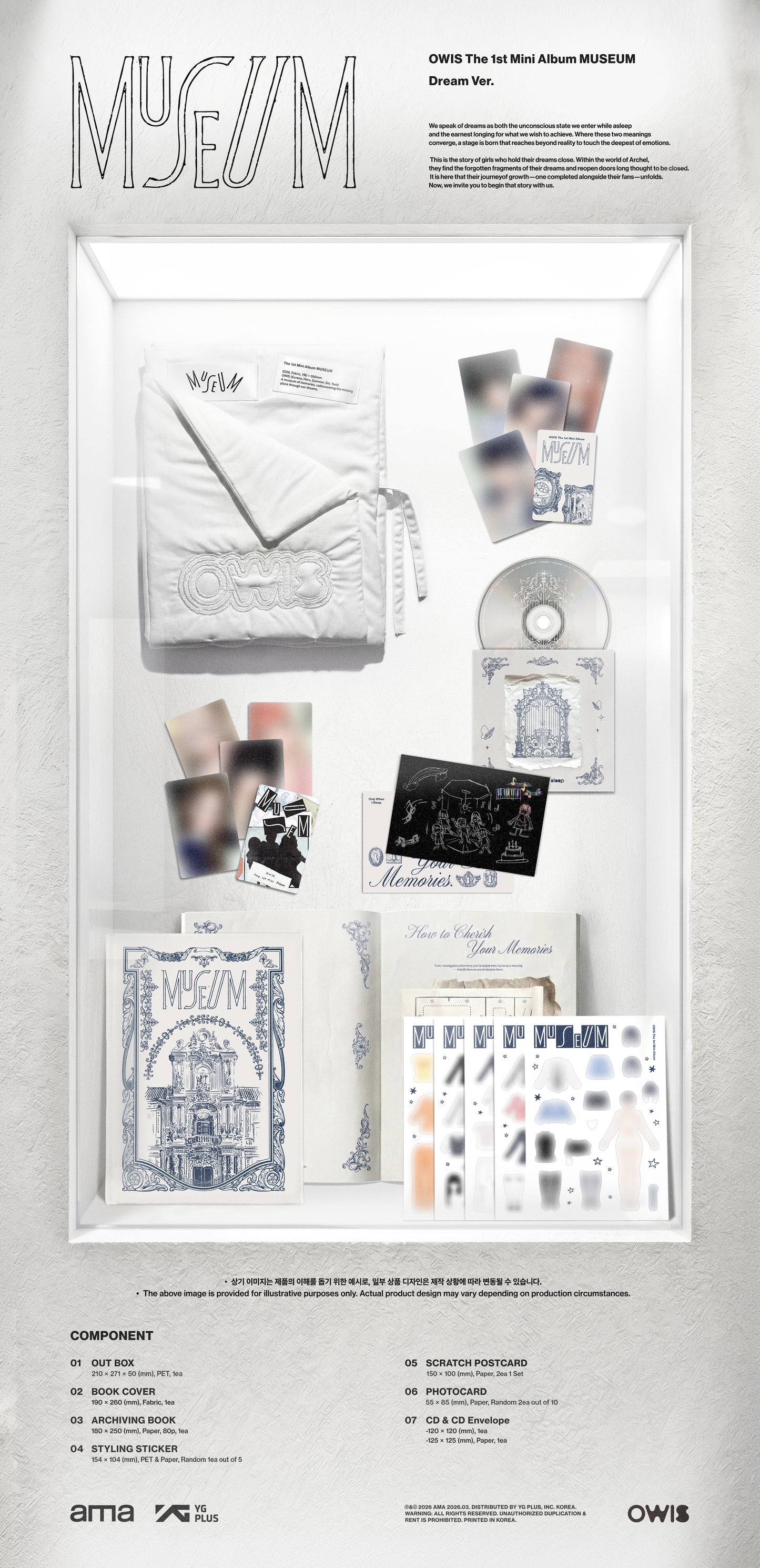 OWIS - The 1st Mini Album [MUSEUM] (Dream Ver.)