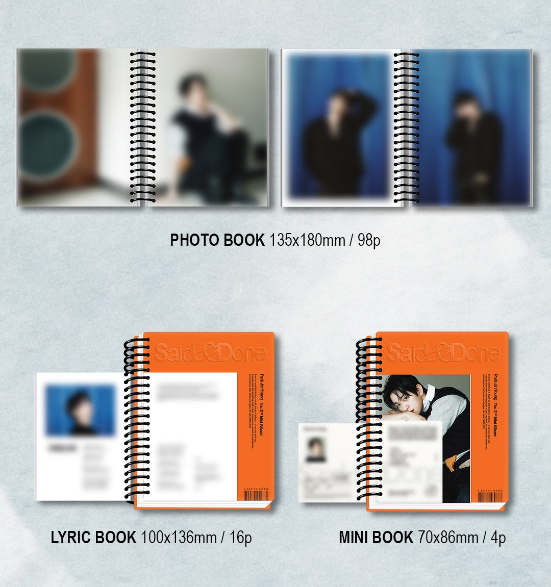 PARK JIN YOUNG - 2nd Mini Album [Said & Done] (Archive Ver.)