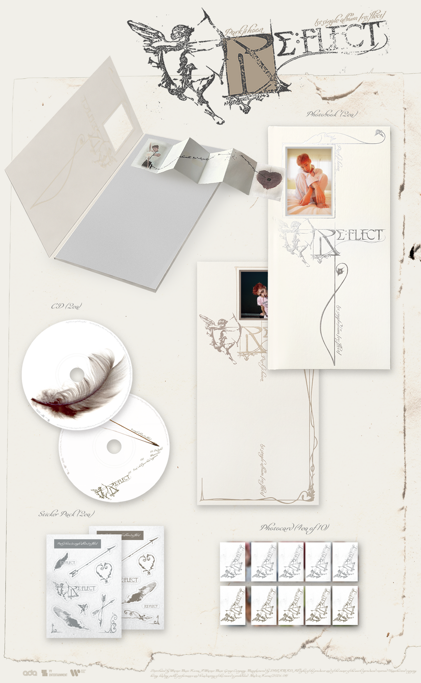 PARK JI HOON - 1st Single Album [RE:FLECT]