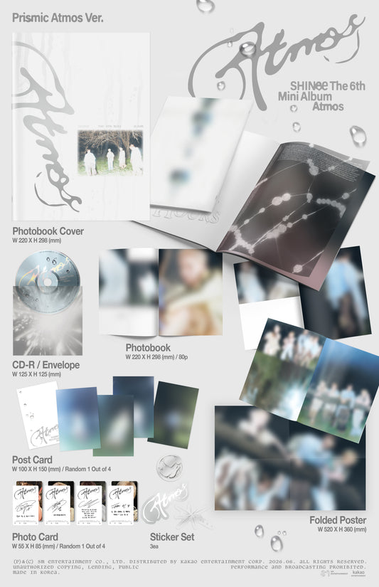 (Ktown Gift) SHINee - 6th Mini Album [Atmos] (PrIsmIc Atmos Ver.)