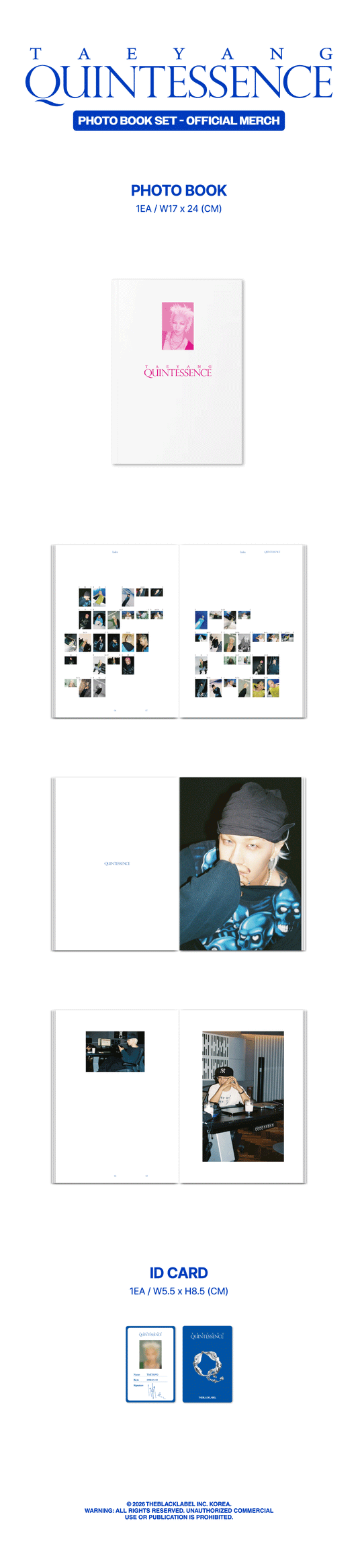 TAEYANG - [QUINTESSENCE MD] PHOTO BOOK SET
