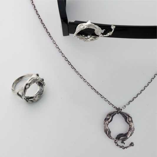 TAEYANG - [QUINTESSENCE MD] SILVER NECKLACE SET