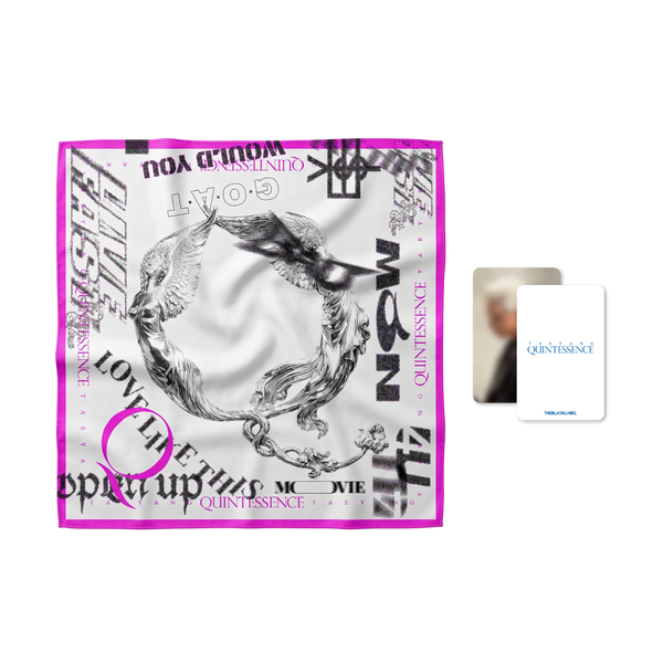 TAEYANG - [QUINTESSENCE MD] PINK SCARF SET