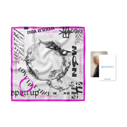 TAEYANG - [QUINTESSENCE MD] PINK SCARF SET