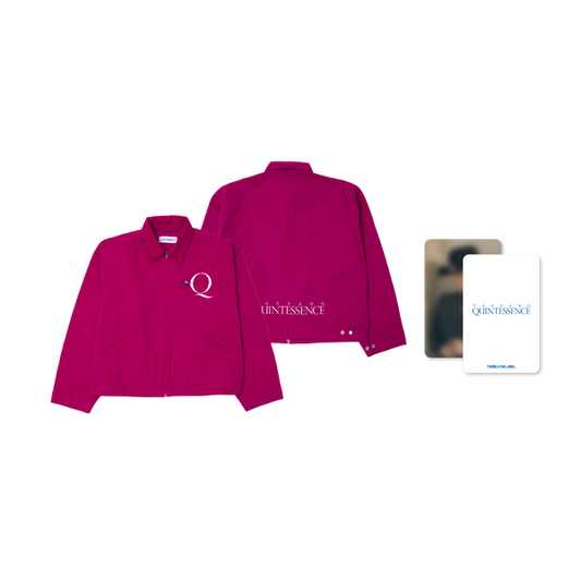 TAEYANG - [QUINTESSENCE MD] PINK CANVAS JACKET SET