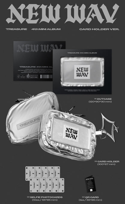 TREASURE - 4th MINI ALBUM [NEW WAV] CARD HOLDER Ver. (Limited Edition)