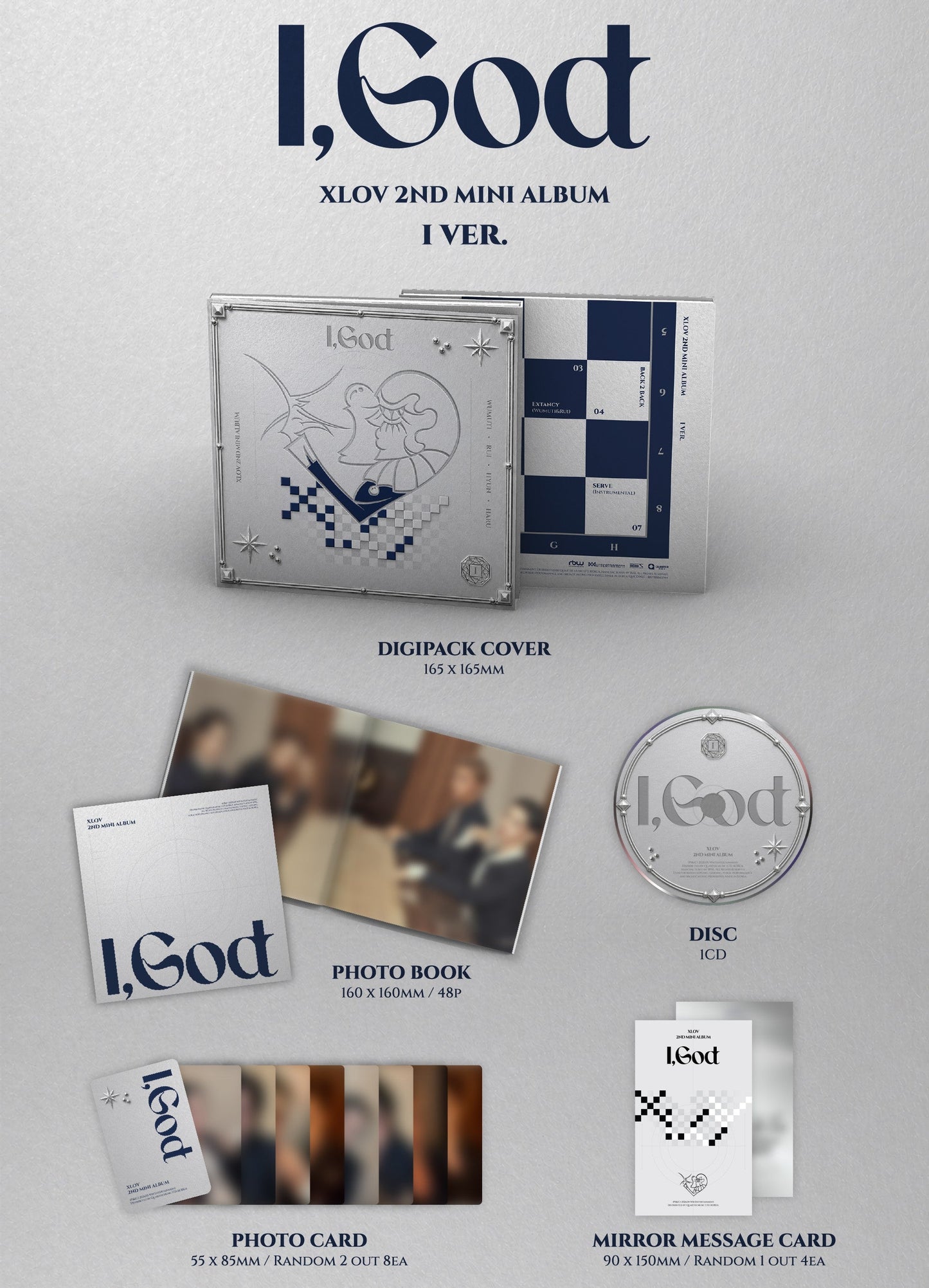 XLOV - 2nd Mini Album [I,God]