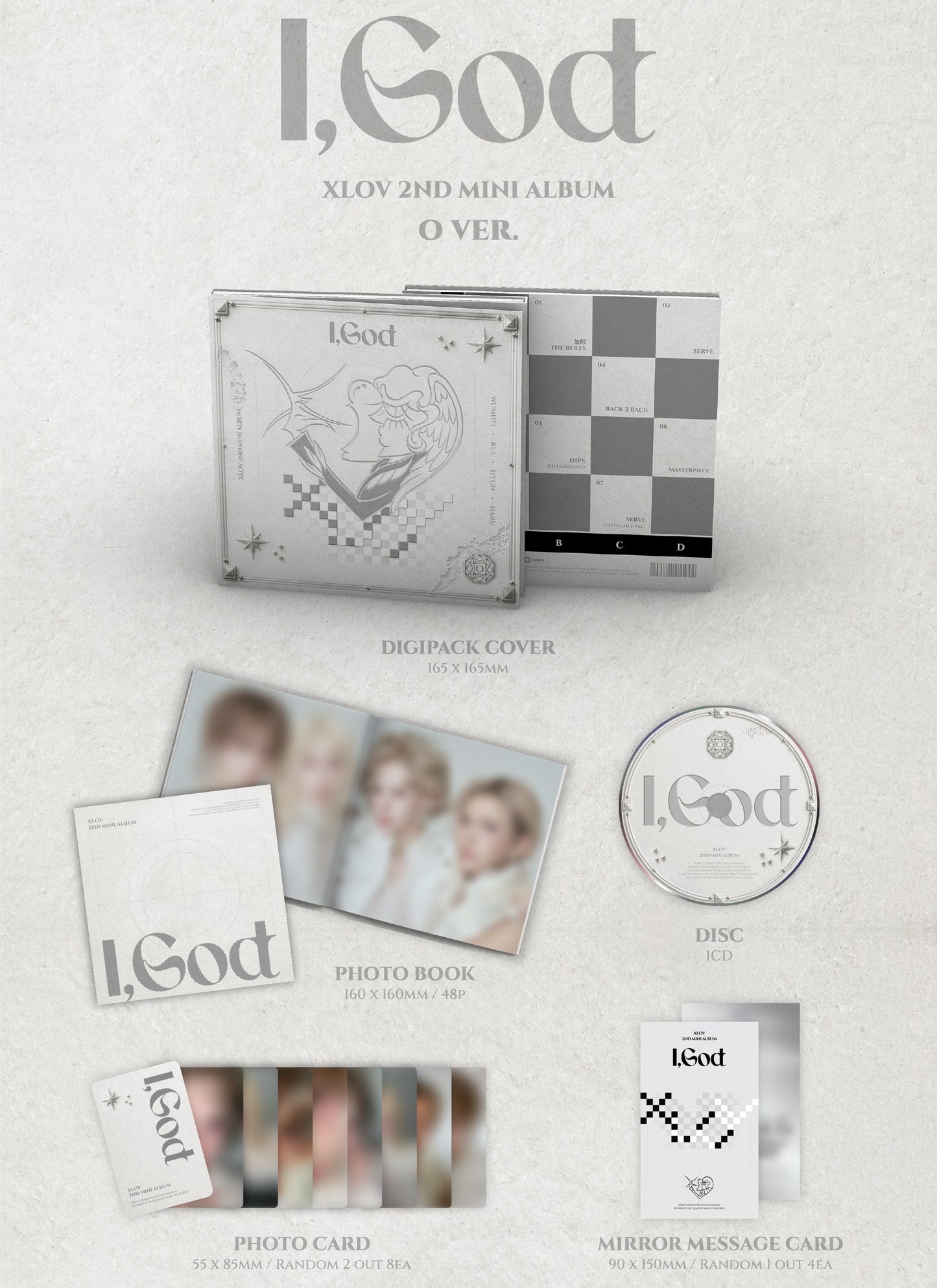 XLOV - 2nd Mini Album [I,God]