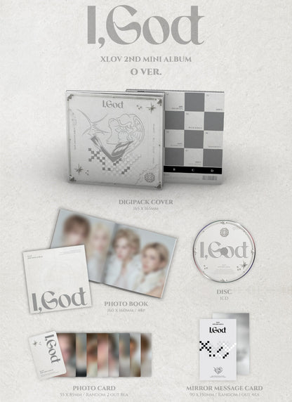 XLOV - 2nd Mini Album [I,God]