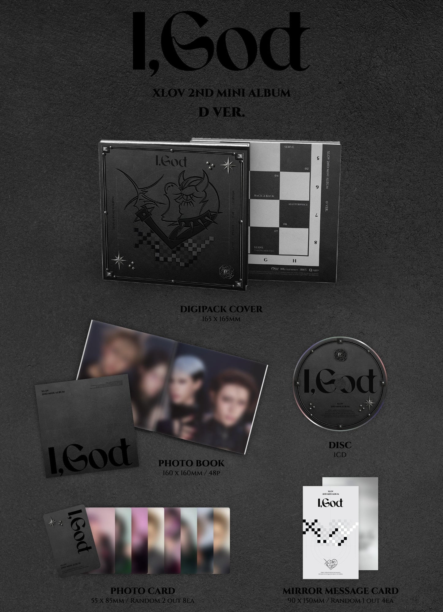 XLOV - 2nd Mini Album [I,God]