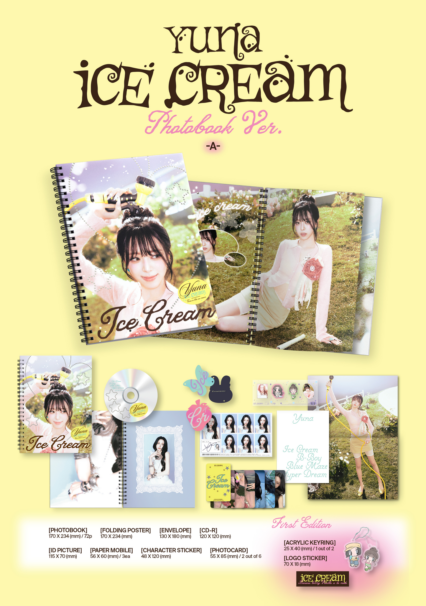 YUNA (ITZY) - [Ice Cream] (Photobook Ver.)