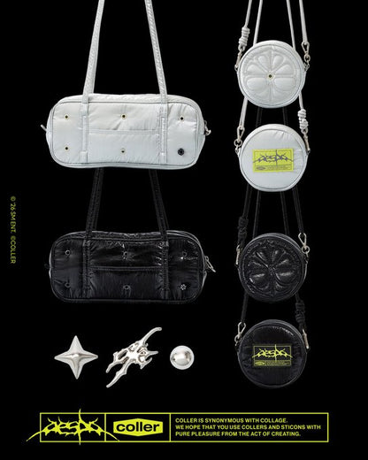 [coller aespa edition] LEMONADE KEYRING BAG (Silver)