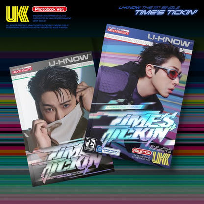 (Ktown Gift) U-KNOW (TVXQ!) - 1st Single Album [Time's Tickin'] (Photobook Ver.)