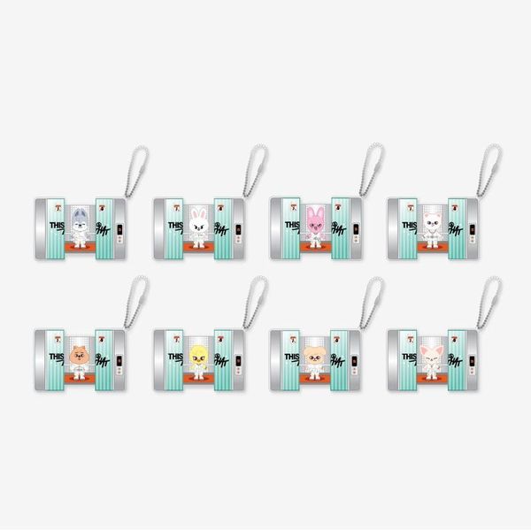 (+ Gift) Stray Kids - [[THIS & THAT] POP-UP MD] SKZOO CAPSULE ACRYLIC KEYRING