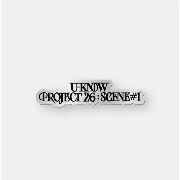 U-KNOW - [2026 [U-KNOW PROJECT 26 : SCENE#1] in SEOUL MD] LOGO BADGE