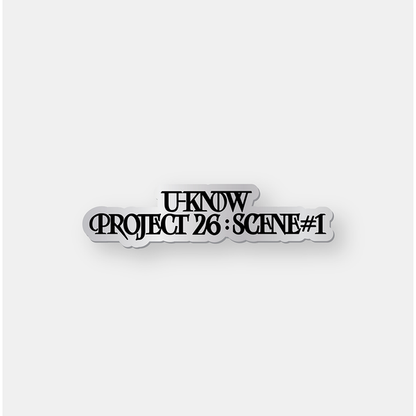 U-KNOW - [2026 [U-KNOW PROJECT 26 : SCENE#1] in SEOUL MD] LOGO BADGE