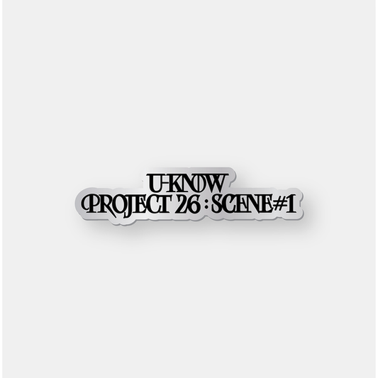 U-KNOW - [2026 [U-KNOW PROJECT 26 : SCENE#1] in SEOUL MD] LOGO BADGE