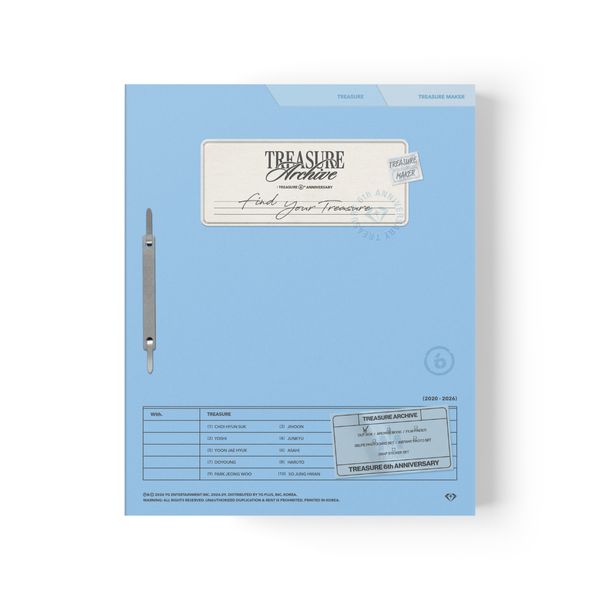 (Ktown4u Gift) TREASURE ARCHIVE : TREASURE 6th ANNIVERSARY