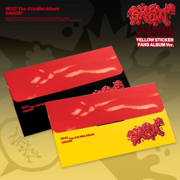 (Pre-order Bonus) NEXZ - 4th Mini Album [SAUCIN'] (STICKER FANS ALBUM Ver.)