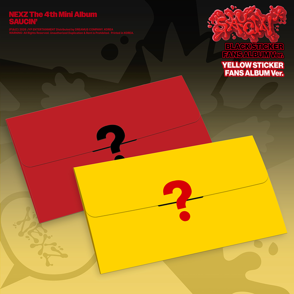 (Ktown4u Gift + Pre-order Bonus) NEXZ - 4th Mini Album [SAUCIN'] (STICKER FANS ALBUM Ver.)