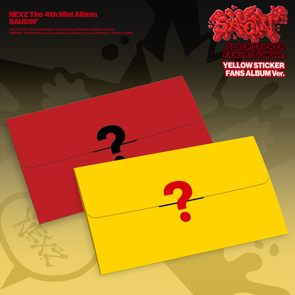 (Ktown4u Gift + Pre-order Bonus) NEXZ - 4th Mini Album [SAUCIN'] (STICKER FANS ALBUM Ver.)