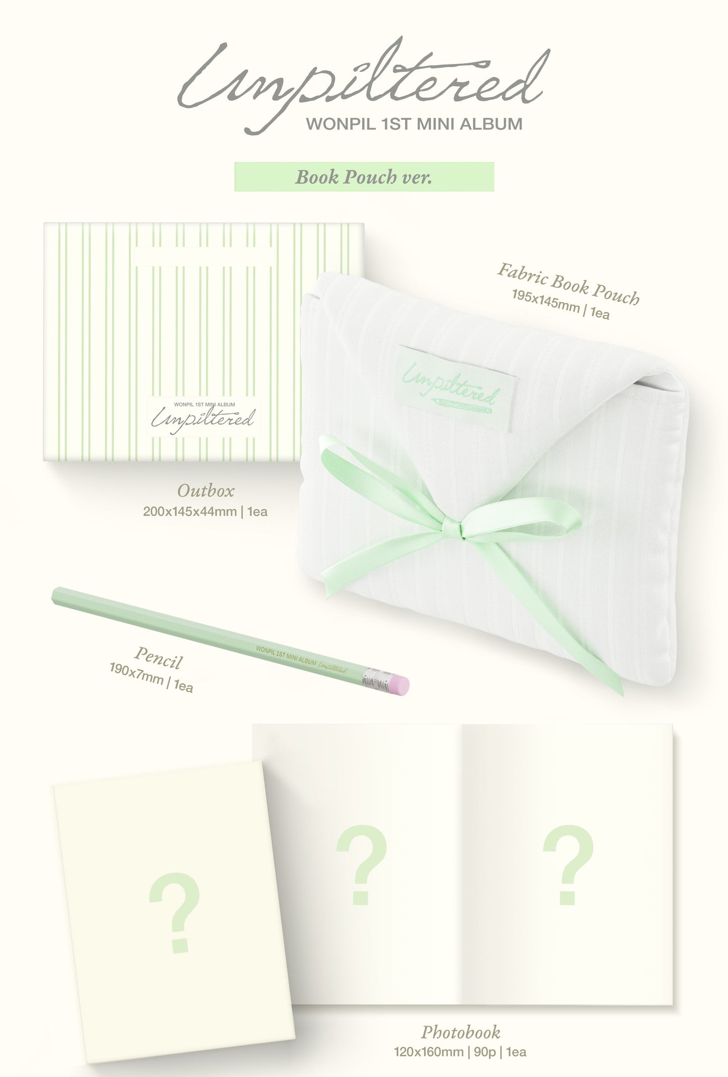 WONPIL (DAY6) - 1st Mini Album [Unpiltered] (Book Pouch Ver.)