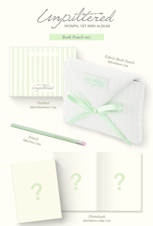 WONPIL (DAY6) - 1st Mini Album [Unpiltered] (Book Pouch Ver.)