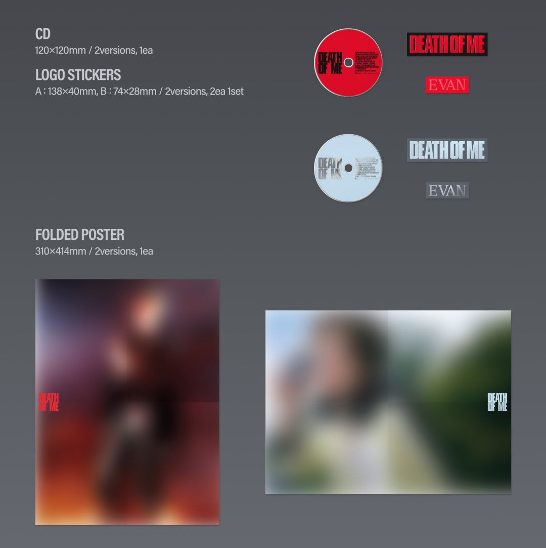 EVAN - 1st Mini Album [DEATH OF ME]