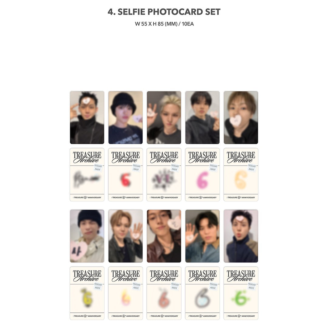 (Ktown4u Gift) TREASURE ARCHIVE : TREASURE 6th ANNIVERSARY