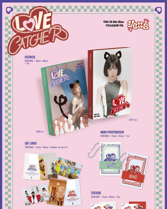 YENA - 5th Mini Album [LOVE CATCHER] (POCAALBUM Ver.)