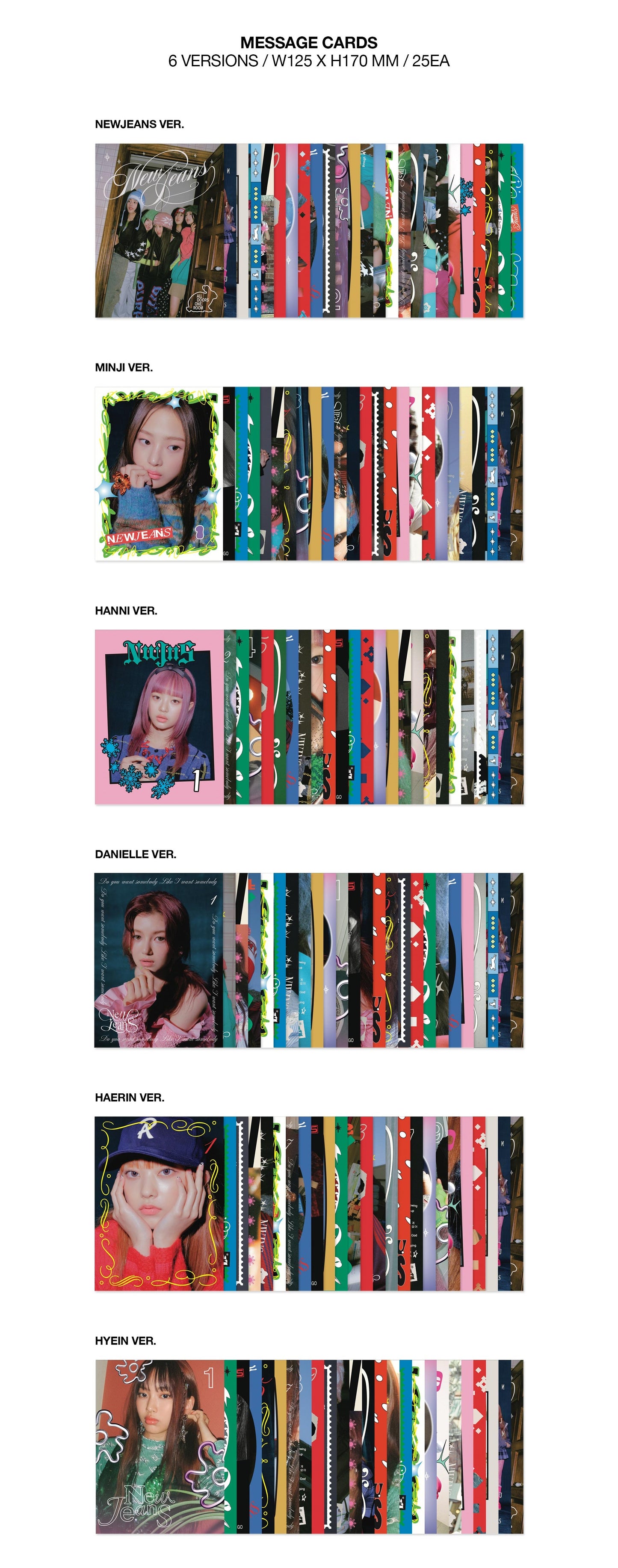 NewJeans - [NewJeans 1st Single 'OMG'] (Message Card ver.)
