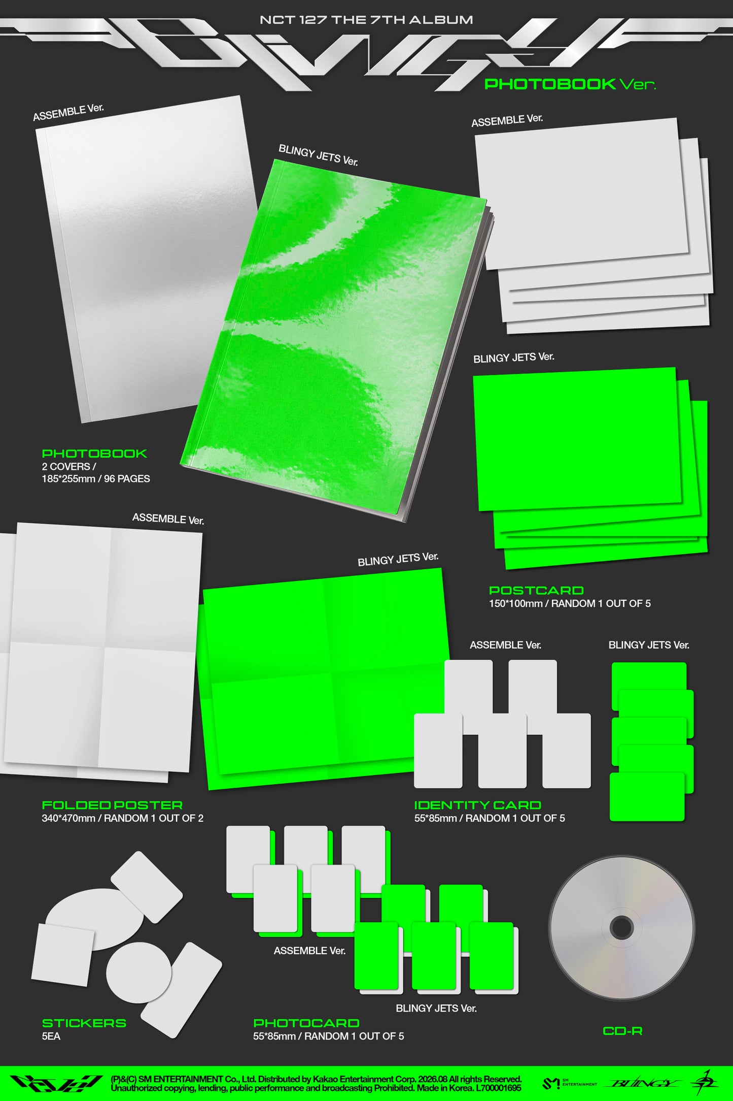 NCT 127 - 7th Album [BLINGY] (Photobook Ver.)