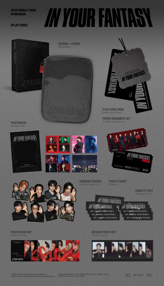 ATEEZ - [2025 WORLD TOUR [IN YOUR FANTASY] INCHEON] PLAYCODE