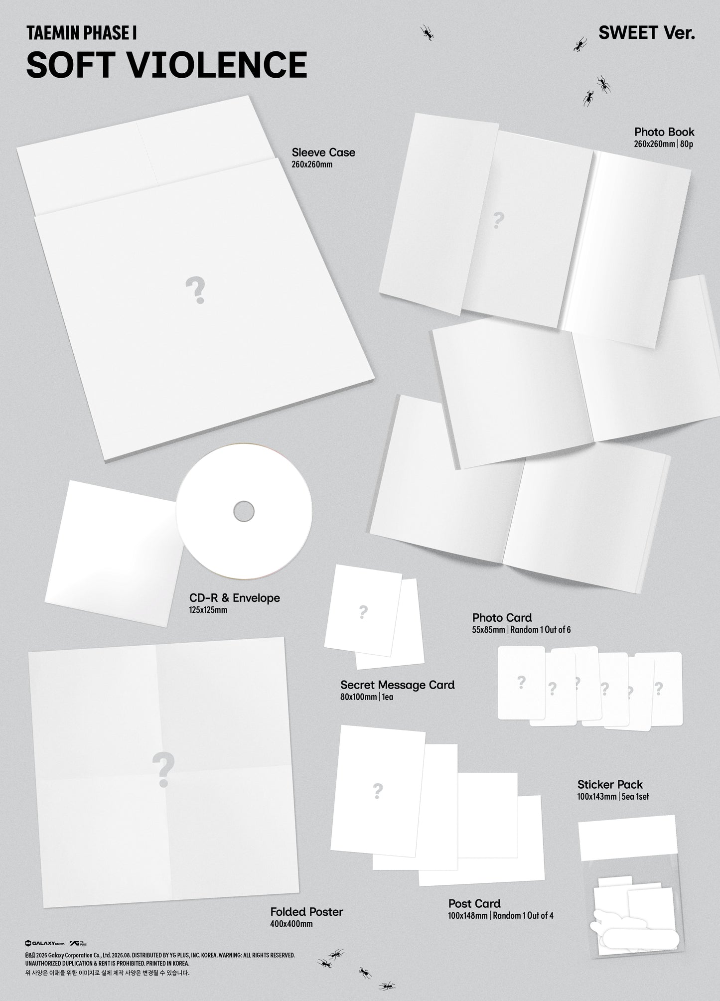 (Ktown4u Gift) TAEMIN (SHINee) - PHASE I : Soft Violence (PHOTOBOOK Ver.)