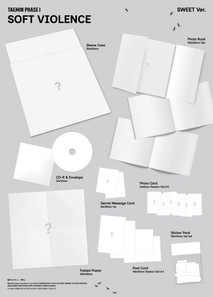 (Ktown4u Gift) TAEMIN (SHINee) - PHASE I : Soft Violence (PHOTOBOOK Ver.)