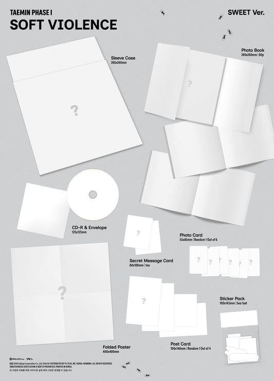 (Ktown4u Gift) TAEMIN (SHINee) - PHASE I : Soft Violence (PHOTOBOOK Ver.)