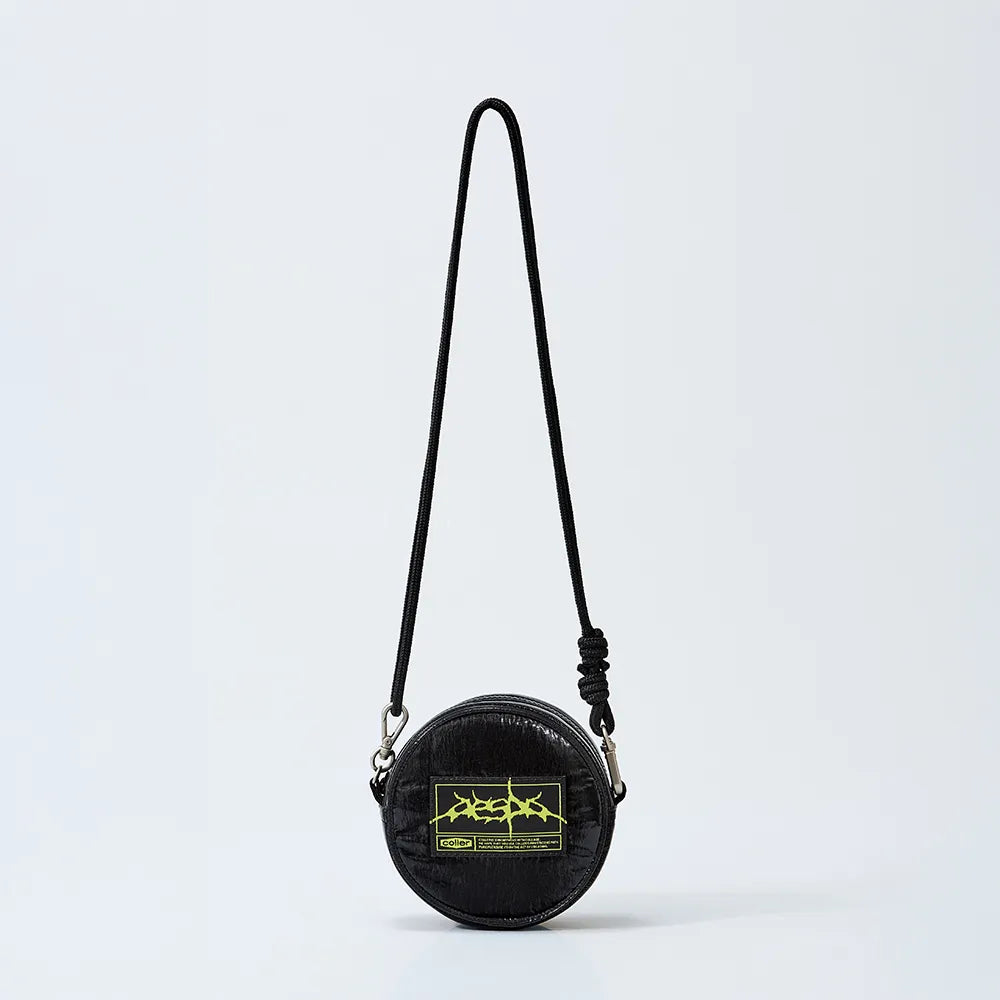 [coller aespa edition] LEMONADE KEYRING BAG (Black)